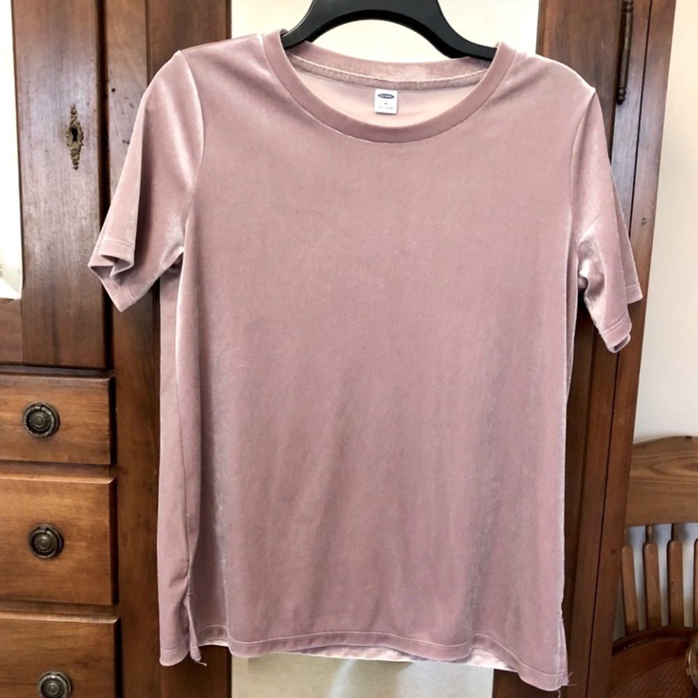 Pink Velvety Top